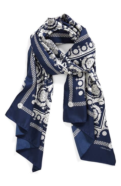 versace silk scarf women